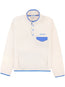 Serif logo-embroidered polar sweatshirt