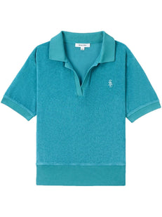 koszulka polo z haftowanym logo frotte