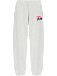 logo-print elasticated trousers