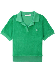 bawełniana koszulka polo z haftowanym logo