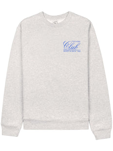 bluza z okrągłym dekoltem i nadrukiem logo