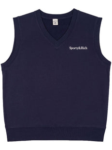bluza bez rękawów z nadrukiem logo