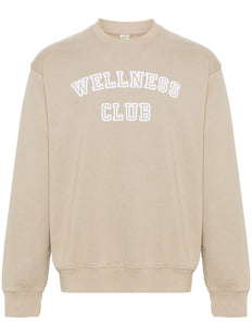 Bluza z bawełny z nadrukiem Wellness Club