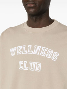 Bluza z bawełny z nadrukiem Wellness Club