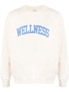 Bluza bawełniana z aplikacją Wellness