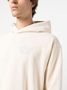 bluza z kapturem z nadrukiem z bawełny