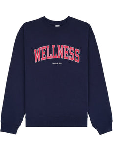 Bluza bawełniana z okrągłym dekoltem Wellness