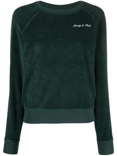 bluza bawełniana z haftowanym logo