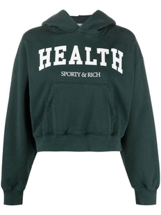 Bluza z kapturem z bawełny Health Cropped