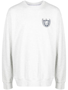 bluza z okrągłym dekoltem i logo