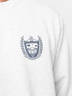 bluza z okrągłym dekoltem i logo