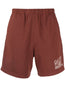94 Country Club Gym Short - Bordowy/Kremowy