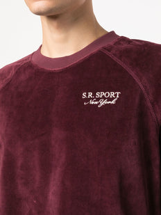 bluza z długim rękawem i haftowanym logo