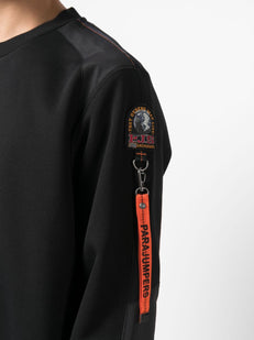 Bluza z bawełny z naszywką z logo Sabre