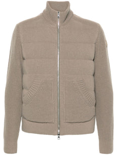 knit-panels jacket