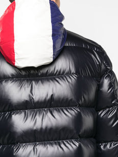 logo-patch padded jacket