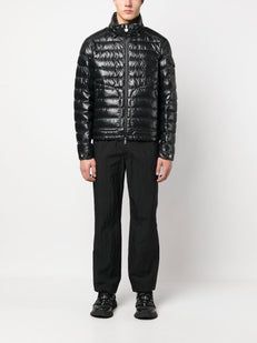 logo-patch padded down jacket