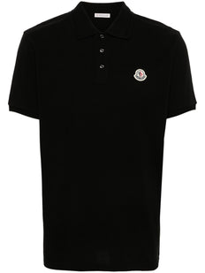 logo-appliqué piqué polo shirt