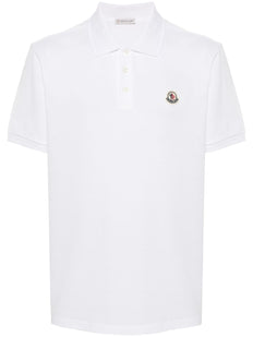 logo-appliqué piqué polo shirt