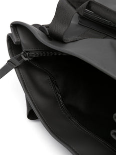 logo-print multi-pocket backpack