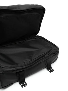 logo-print zipped luggage