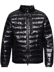 logo-patch padded jacket