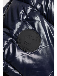logo-patch padded gilet