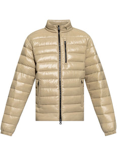 logo-patch padded jacket