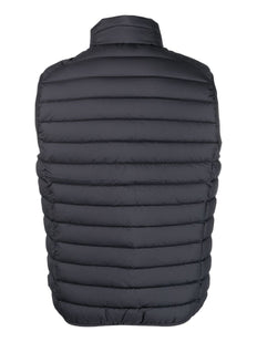 high-neck padded gilet