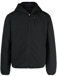 logo-patch quilted jacket