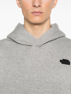 rubberised-logo hoodie