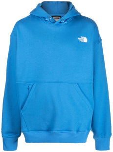 embroidered-logo long-sleeve hoodie