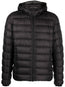 quilted zip-up hooded jacket