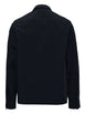 textured zip-through overshirt
