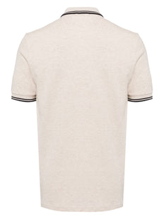 embroidered logo polo shirt