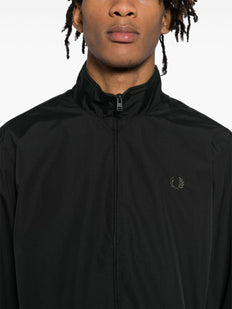 logo-embroidered jacket
