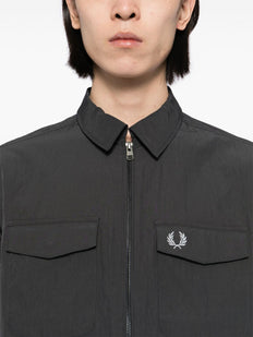 zip-up shirt jacket