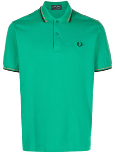 bawełniana koszulka polo z haftowanym logo