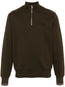 embroidered-logo sweatshirt
