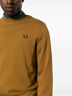 logo-embroidered sweatshirt