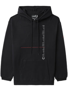 x Raf Simons logo-embroidered hoodie