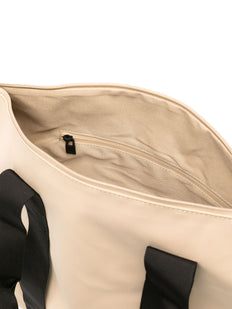 logo-debossed waterproof tote bag