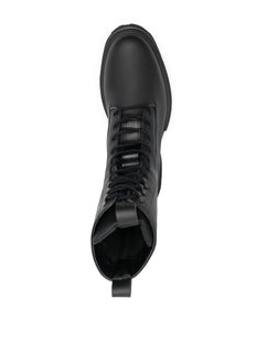 Show lace-up combat boots
