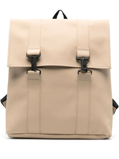 logo-debossed backpack
