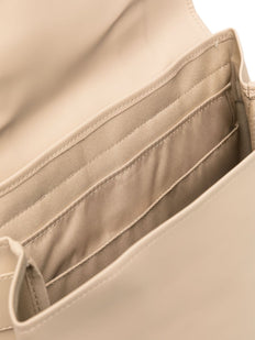 logo-debossed backpack