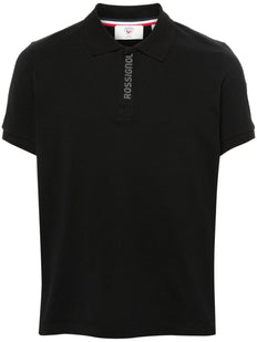 logo-tape polo shirt