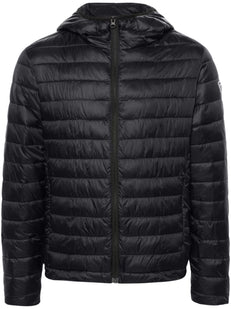 hooded insulated jacket