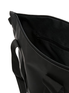 Mini faux-leather tote bag