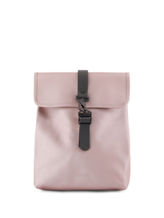 embossed-logo backpack