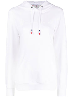bluza z kapturem z nadrukiem z bawełny